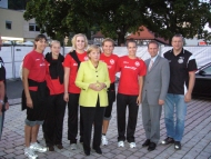 VfB - Gruppenfoto mit Kanzlerin